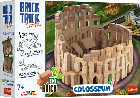Trefl - Stavebnica - BRICK TRICK Travel: Koloseum XL / 450 dielov / vek 7+