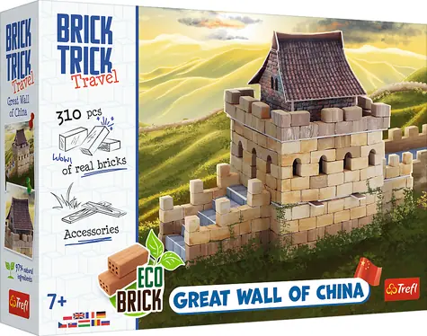 Trefl - Stavebnica - BRICK TRICK Travel: Veľká čínsky múr L / 310 dielov / vek 7+