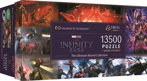Trefl - Puzzle - UFT MARVEL: Ultimátna zbierka / 13500 dielikov / 198.6 x 137.6 cm / vek 12+