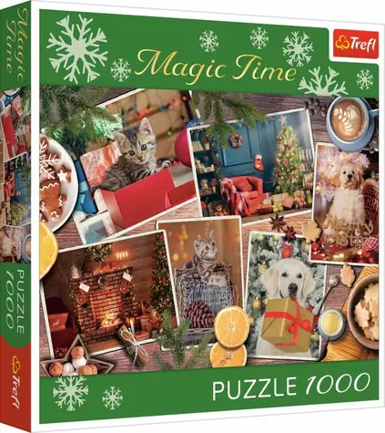 Trefl - Puzzle - Kúzelný vianočný čas / 1000 dielikov / 68.3 x 48 cm / vek 12+
