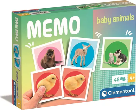 Clementoni Pexeso Mláďatá / 20 minút / 2-4 hráči / od 4 rokov