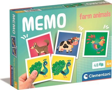 Clementoni Pexeso Zvieratá na farme / 20 minút / 2-4 hráči / od 4 rokov