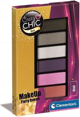 Clementoni Crazy CHIC Teen: MakeUp Eyes Party Queen / od 6 rokov