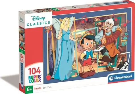 Clementoni PUZZLE Pinocchio / 104 dielikov / od 6 rokov