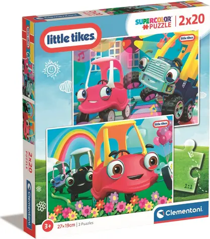 Clementoni PUZZLE Little Tikes / 2x20 dielikov / od 3 rokov