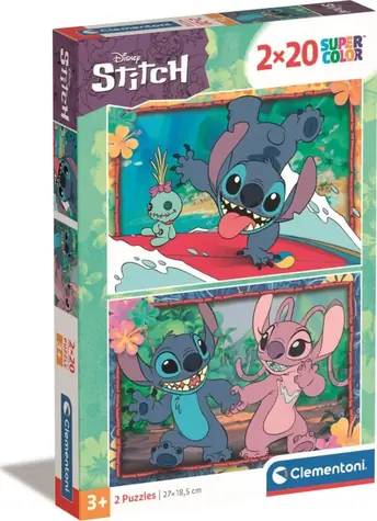 Clementoni PUZZLE Stitch / 2x20 dielikov / od 3 rokov