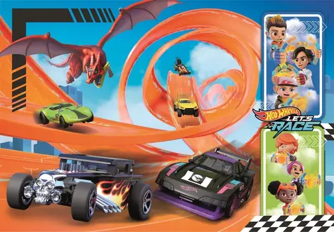 Clementoni PUZZLE Hot Wheels / 104 dielikov / od 6 rokov