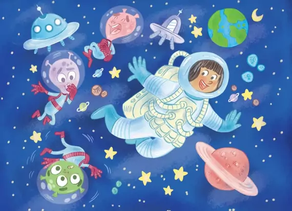 Clementoni PUZZLE Povolanie: Astronaut / 30 dielikov / od 3 rokov