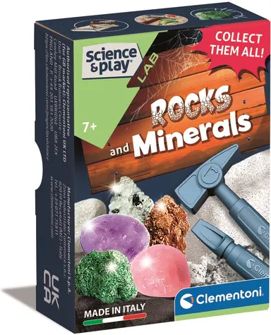 Clementoni Science&Play Lab: Geologická minisada: Skaly a minerály / od 7 rokov