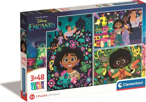 Clementoni PUZZLE Disney: Encanto / 3x48 dielikov / od 5 rokov