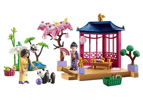 Playmobil® My Life - Promo-Packs 71762 Ázijská záhrada s kŕmením pandy / Počet dielikov: 111 / od 4 rokov