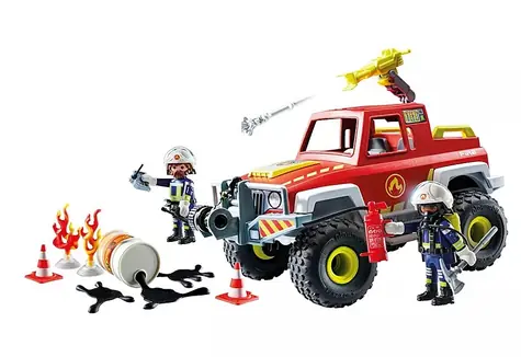 Playmobil® Action Heroes 71824 Hasičské terénne auto / Počet dielikov: 68 / od 4 rokov