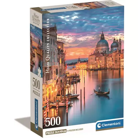 Clementoni PUZZLE Osvetlené Benátky / 500 dielikov / od 10 rokov