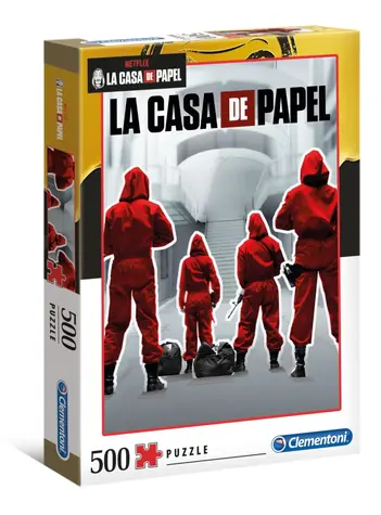 Clementoni PUZZLE Netflix: Papierový dom / 500 dielikov / od 14 rokov
