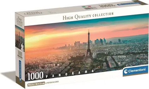 Clementoni PUZZLE Panoramatické PUZZLE Paríž / 1000 dielikov / od 10 rokov