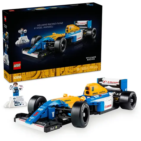 LEGO® Icons 10353 Williams Racing FW14B a Nigel Mansell / Počet dielikov: 799 / od 18 rokov