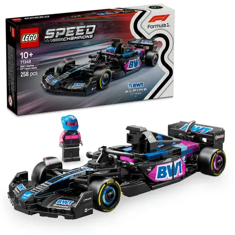 LEGO® Speed Champions 77248 Pretekárske auto BWT Alpine F1® Team A524 / Počet dielikov: 258 / od 10 rokov