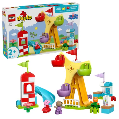 LEGO® DUPLO® Prasiatko Peppa 10453 Zábavný park / Počet dielikov: 53 / od 2 rokov