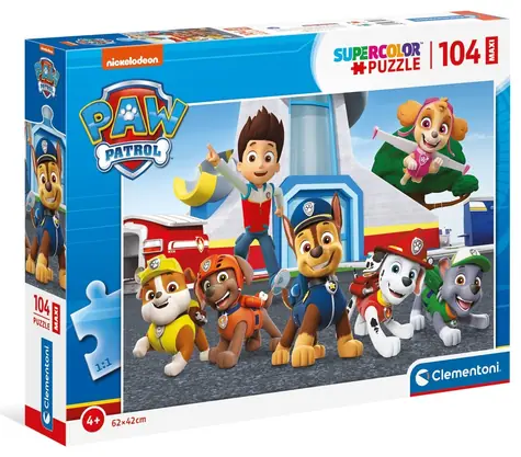 Clementoni PUZZLE Tlapková patrola: Správny tím MAXI / 104 dielikov / od 4 rokov