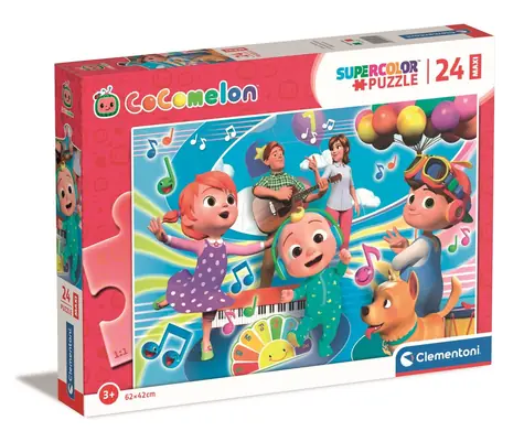 Clementoni PUZZLE CoComelon a hudba MAXI / 24 dielikov / od 4 rokov