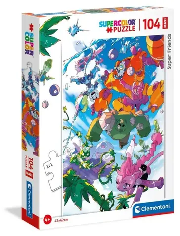 Clementoni PUZZLE Super Friends! MAXI / 104 dielikov / od 4 rokov
