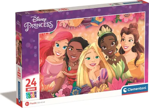 Clementoni PUZZLE Disney princeznej MAXI / 24 dielikov / od 4 rokov