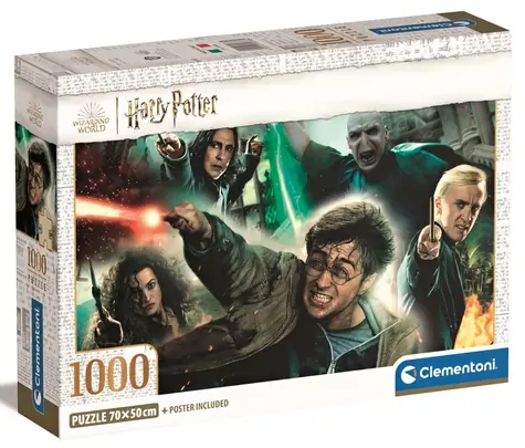 Clementoni PUZZLE Harry Potter: Kúzla / 1000 dielikov / od 10 rokov