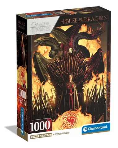 Clementoni PUZZLE Rod draka: Rhaenyra Targaryen / 1000 dielikov / od 10 rokov