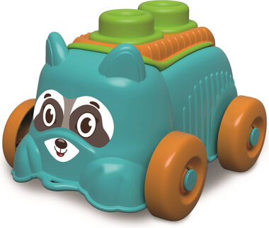 Clementoni Soft Clemmy Senzorické autíčko Mýval so 4 kockami / od 6 mesiacov