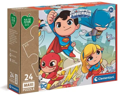 Clementoni Play For Future PUZZLE DC Super Friends MAXI / 24 dielikov / od 3 rokov