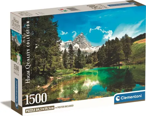 Clementoni PUZZLE Modré jazero / 1500 dielikov / od 14 rokov