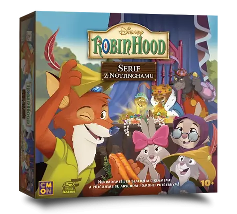 Asmodee Disney Robin Hood: Šerif z Nottinghamu / Dĺžka hry: 45 minút / Počet hráčov: 3-5 / od 10 rokov