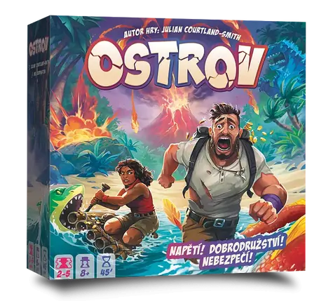 Asmodee Ostrov - nová edícia / Dĺžka hry: 45 minút / Počet hráčov: 2-5 / od 8 rokov
