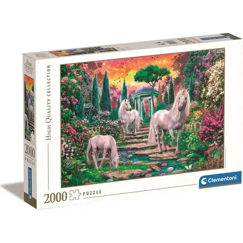 Clementoni PUZZLE Klasickí záhradní jednorožci / 2000 dielikov / od 15 rokov
