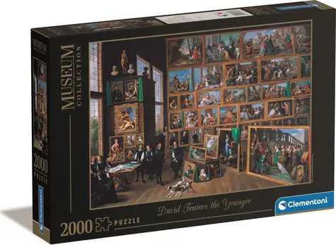 Clementoni PUZZLE Museum Collection: Arcivojvoda Leopold Wilhelm v jeho maliarskej galérii v Bruseli / 2000 dielikov / od 15 l