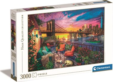 Clementoni PUZZLE Západ slnka NAD Manhattanom / 3000 dielikov / od 15 rokov