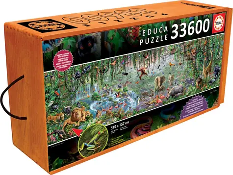 Educa Puzzle Divočina / 33600 dielikov / od 14 rokov 