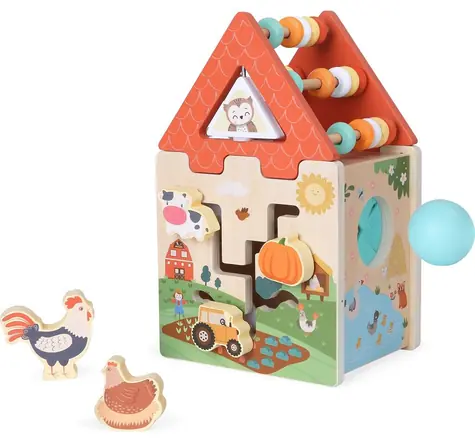 2Kids Toys Motorická kocka Farma 2 v 1 / od 18 mesiacov