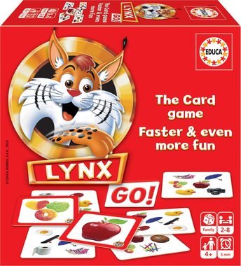 Educa Kartová hra Lynx Go! 6v1 / 70 dielikov / od 6 rokov