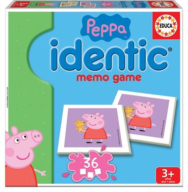 Educa Pexeso Prasiatko Peppa / 36 kartičiek / od 3 rokov