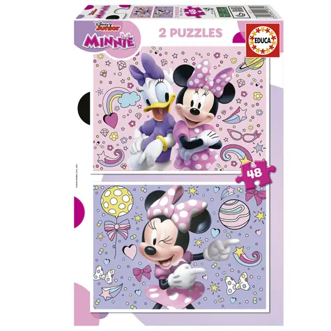 Educa Puzzle Minnie / 2x48 dielikov / od 3 rokov