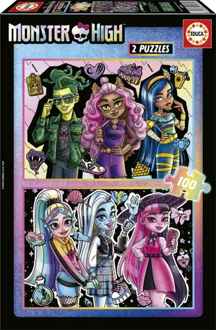 Educa Puzzle Monster High / 2x100 dielikov / od 6 rokov