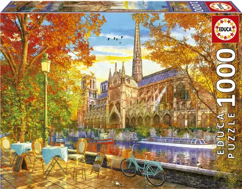 Educa Puzzle Jesenné Notre Dame / 1000 dielikov / od 14 rokov