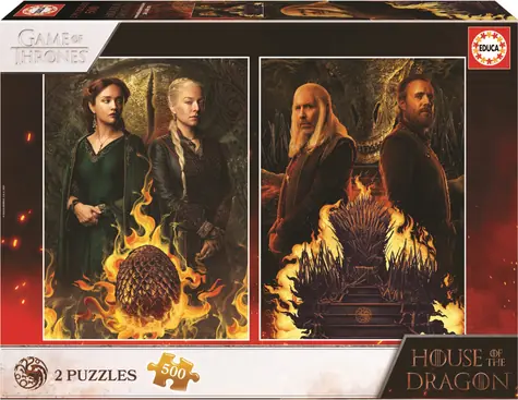 Educa Puzzle Rod Draka / 2x500 dielikov / od 11 rokov