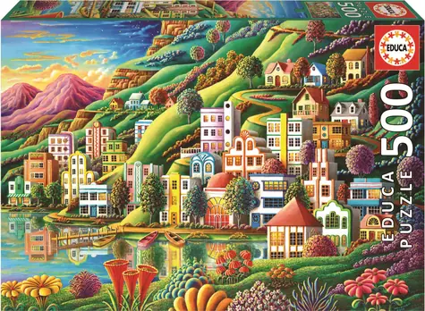 Educa Puzzle Skrytý prístav / 500 dielikov / od 11 rokov
