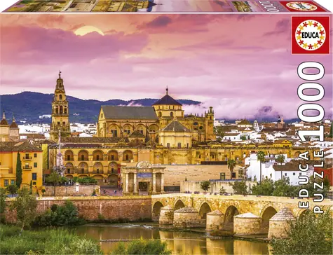 Educa Puzzle Západ slnka v Španielsku: Córdoba / 1000 dielikov / od 14 rokov