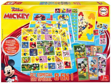 Educa Súbor hier Mickey a priatelia 8v1 / od 3 rokov