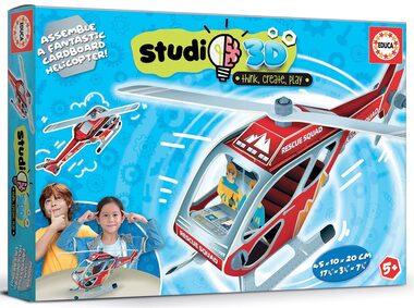 Educa Studio 3D model Záchranársky vrtuľník / 50 dielikov / od 5 rokov