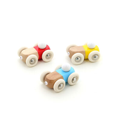 Vilac Drevené mini autíčko modré / od 2 rokov