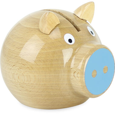 Vilac Pokladnička prasiatko modré / od 5 rokov